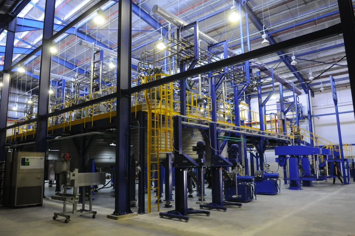 Installation der Produktionslinie für Aerosole